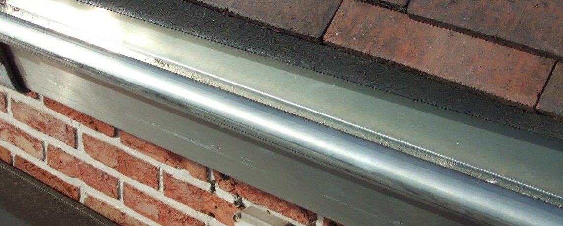 Dakgoten in zink & koper realisatie 7